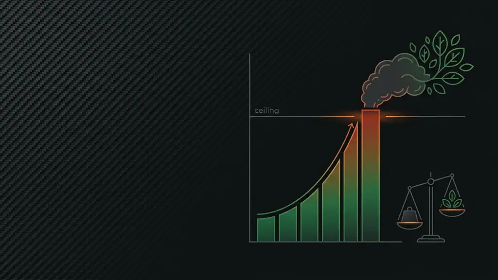 Infographie conceptuelle du barème de malus CO2 2026 avec plafond et malus au poids