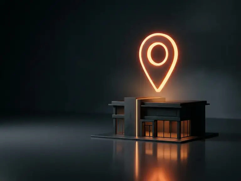 Localisation et horaires d'une concession sur une carte