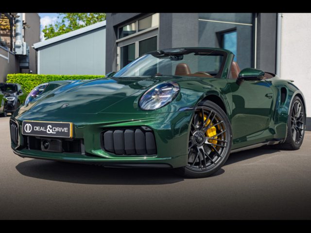 Porsche 911 (992.2) TURBO S 3.6 CABRIOLET PDK (711 CH) - OAK GREEN METALLIC - FULL PPF